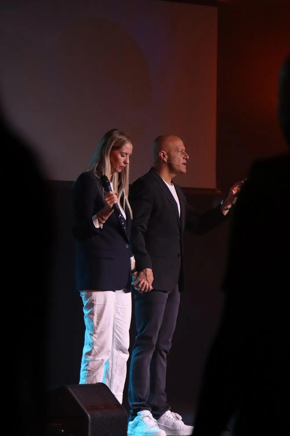 Chris and Liz Sarno ministering together