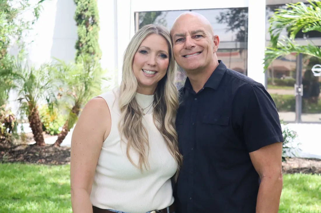 Chris and Liz Sarno together